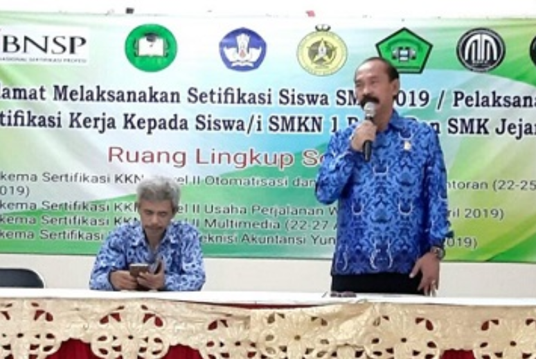 SMKN 1 Bogor Laksanakan LSP P1 BNSP